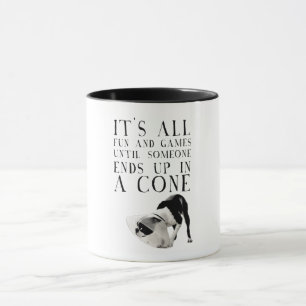 Caneca Toda diversão e jogos até que alguém acabe em um c