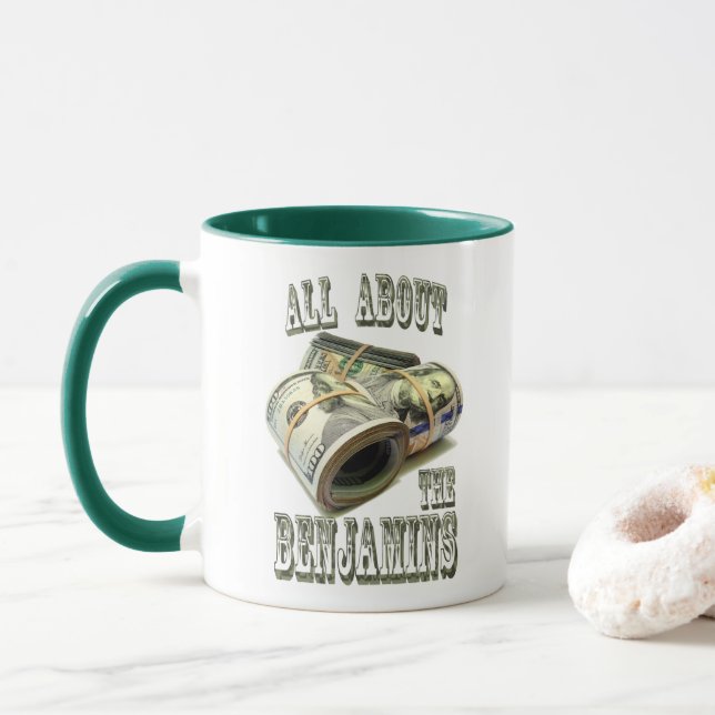 CANECA TODA SOBRE O BENJAMINS (Com Donut)