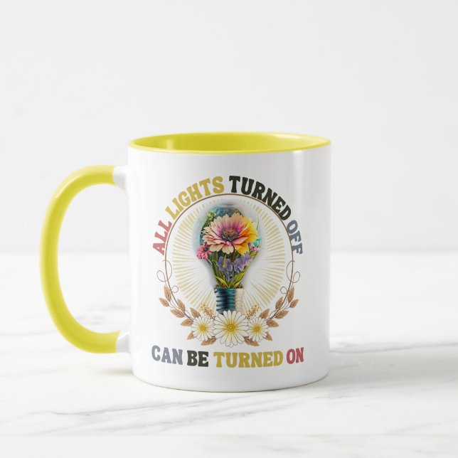 Caneca Todas As Luzes Desligadas Podem Ser Ligadas (Esquerda)