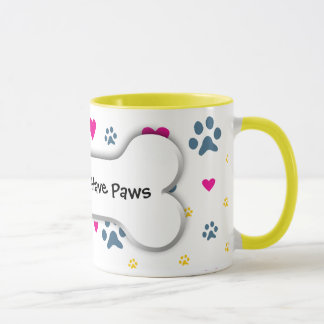 Caneca Todas minhas Miúdo-Crianças têm as patas