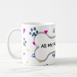 Caneca Todas minhas Miúdo-Crianças têm as patas