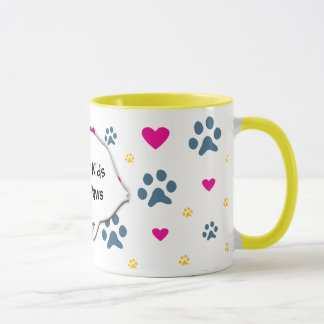 Caneca Todas minhas Miúdo-Crianças têm as patas