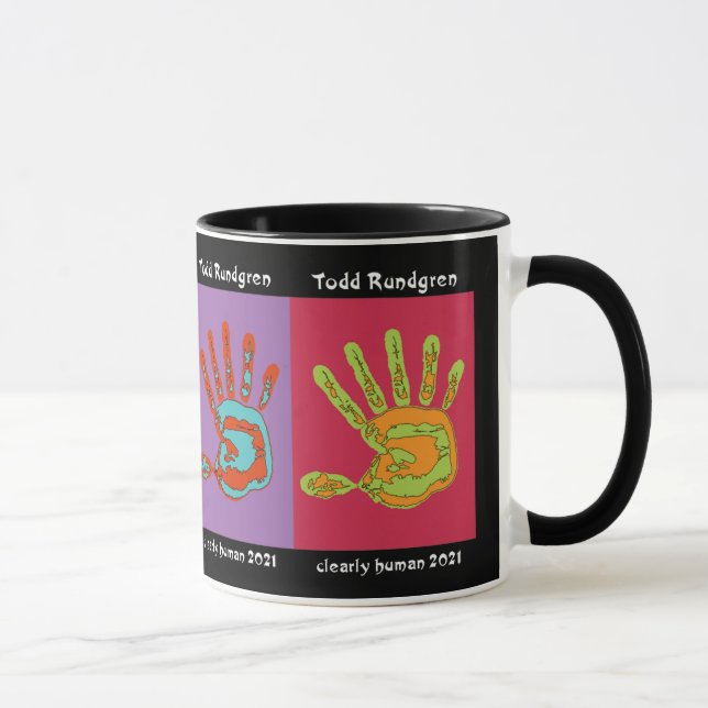 Caneca Todd Rundgren Claramente O Café Humano Mug (Direita)
