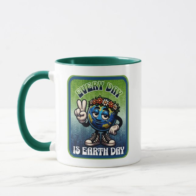 Caneca Todo Dia é Dia da Terra (Esquerda)