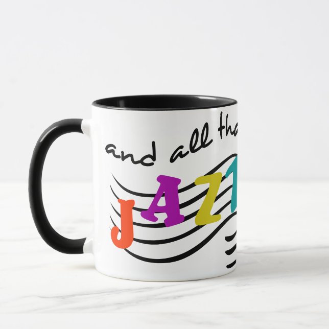 Caneca Todo Esse Jazz (Esquerda)