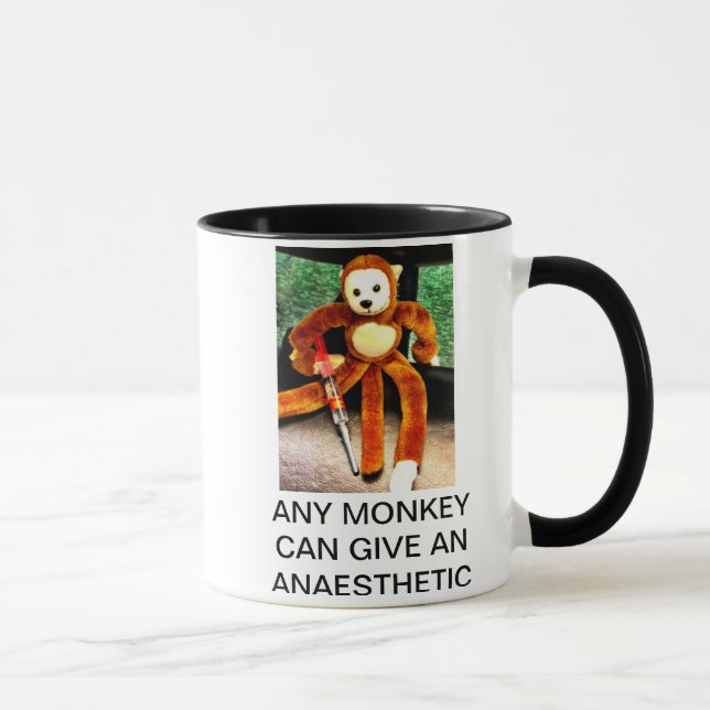 CANECA TODO O MACACO PODE DAR UM ANESTÉSICO (Direita)