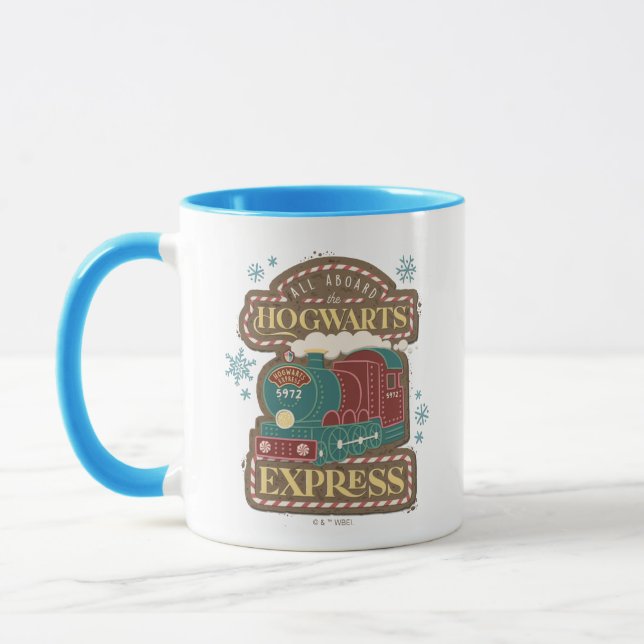 Caneca Todos a bordo do Biscoito de Natal do HOGWARTS™ Ex (Esquerda)