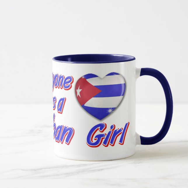 Caneca Todos ama uma menina cubana (Direita)