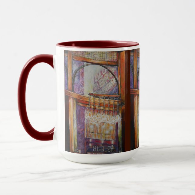 Caneca Todos Nós Somos Mariposas Voando em Torno da Mesma (Esquerda)