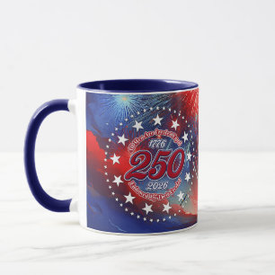 Caneca Todos os Homens São Criados Fogos de Artifício Grá