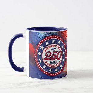 Caneca Todos os Homens São Criados Fogos de Artifício Grá