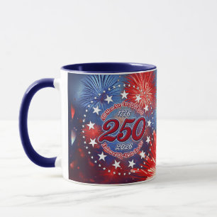 Caneca Todos os Homens São Criados Fogos de Artifício Grá