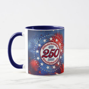 Caneca Todos os Homens São Criados Fogos de Artifício Grá