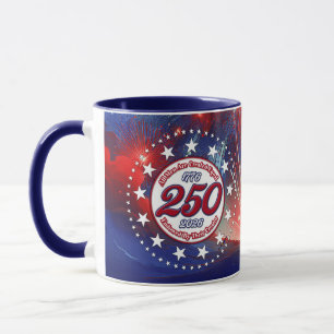 Caneca Todos os Homens São Criados Fogos de Artifício Grá