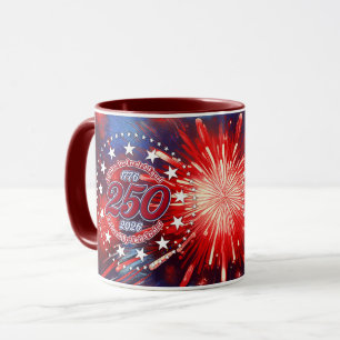 Caneca Todos os Homens São Criados Fogos de Artifício Grá