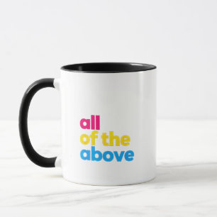 Caneca Todos os meses do Orgulho LGBT Pansexual acima