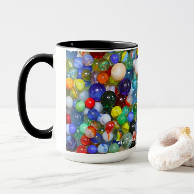 Caneca Todos os meus Marbles (Com Donut)