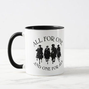 CANECA TODOS POR TRÊS MUSKETEERS DUMAS