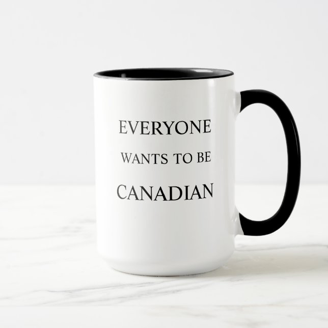Caneca Todos quer ser canadense (Direita)