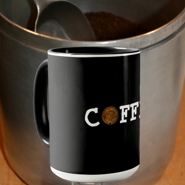 Caneca Token COFFEE bom para um preto (Criador carregado)
