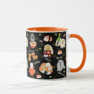 Caneca TOKYO CHOWTIME Chow Mugs escolhe cor/estilo