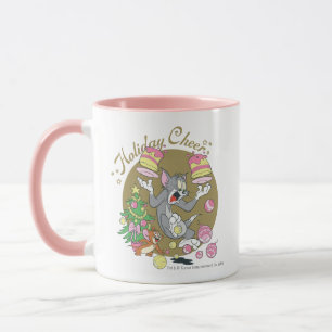 Caneca Tom e Jerry Holiday Cheer