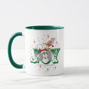 Caneca Tom e Jerry Holiday Joy