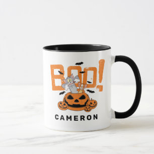 Caneca Tom & Jerry Boo Feliz Halloween