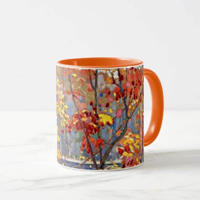 Caneca Tom Thomson pintura, A Piscina (Frente Esquerda)