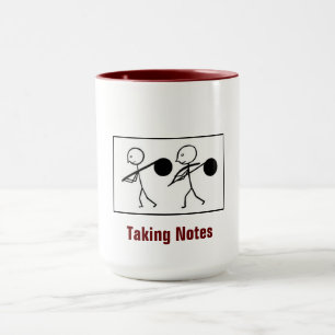 Caneca Tomando Notas: Mug De Café