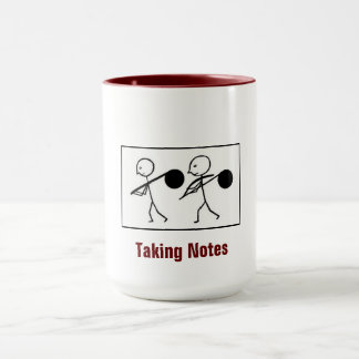 Caneca Tomando Notas: Mug De Café