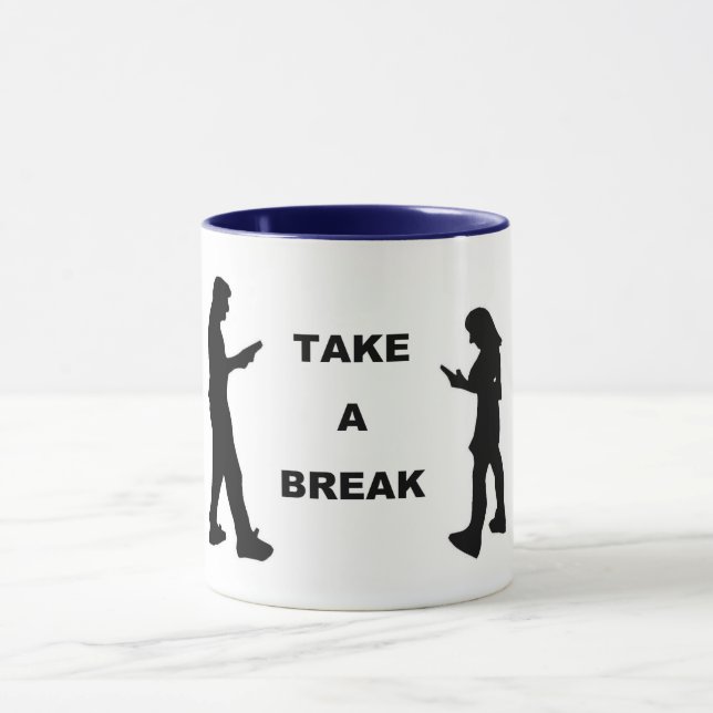 Caneca Tome uma lama de pausa (Centro)