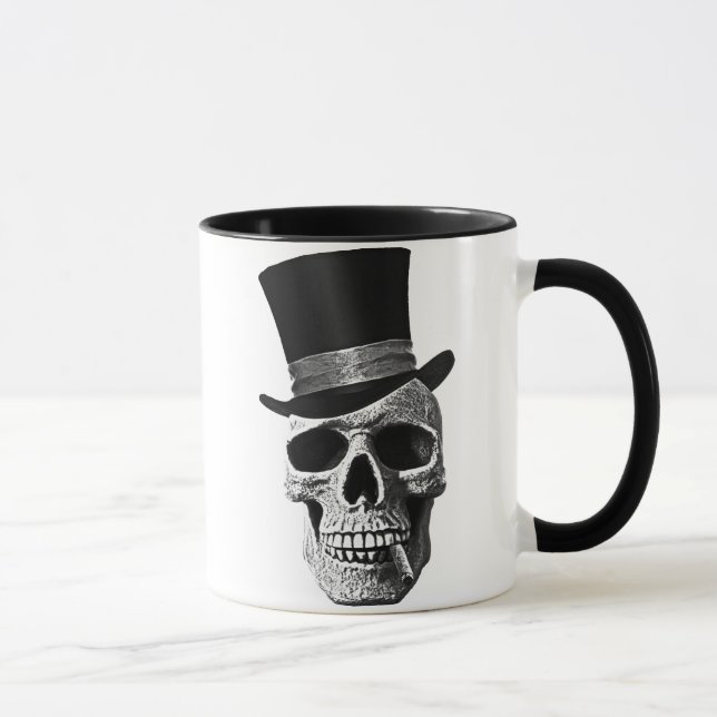 Caneca Top hat skull (Direita)