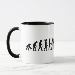 Caneca Topógrafo da evolução