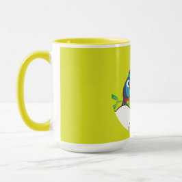 Caneca Toque bonito | Toucans de amor | Aves Engraçadas M