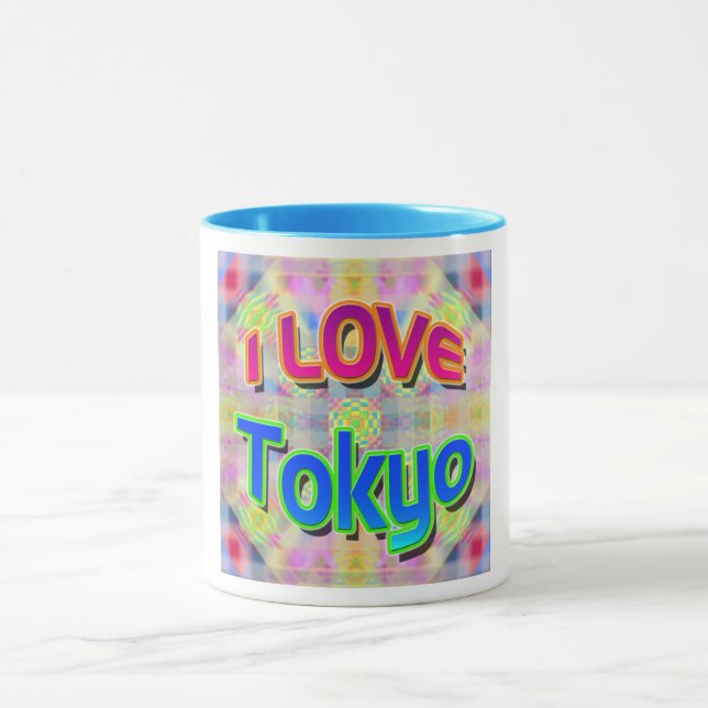 Caneca Tóquio Festival 3 Taça "I LOVE Tokyo" (Centro)