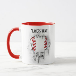 Caneca Torn Baseball Mug