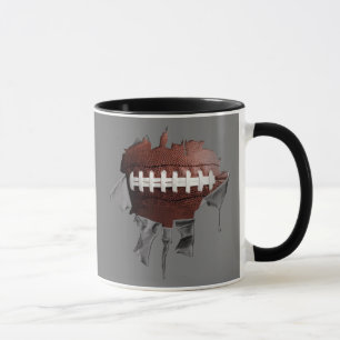 Caneca Torn Football Ringer Mug