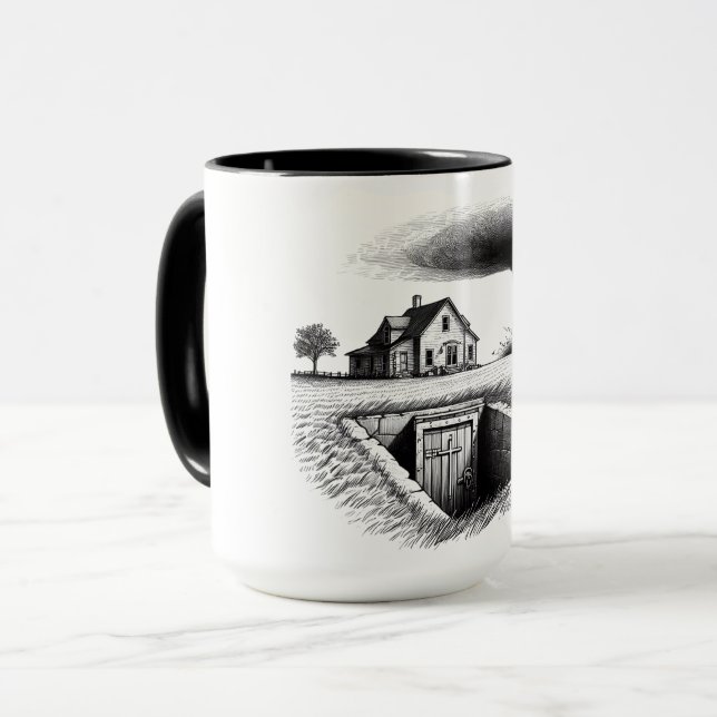 Caneca Tornado House Cellar com Cruz (Frente Esquerda)