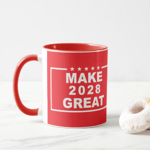Caneca Tornar 2028 Excelente Engraçado Reeleição Do Presi