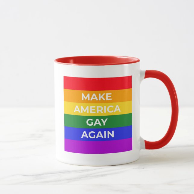 Caneca Tornar a América Gay novamente (Direita)