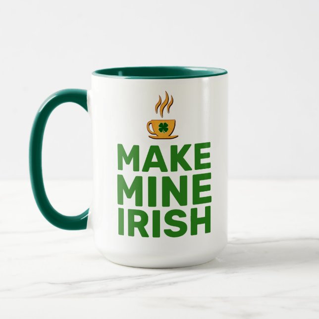 Caneca Torne o meu irlandês legal engraçado (Esquerda)