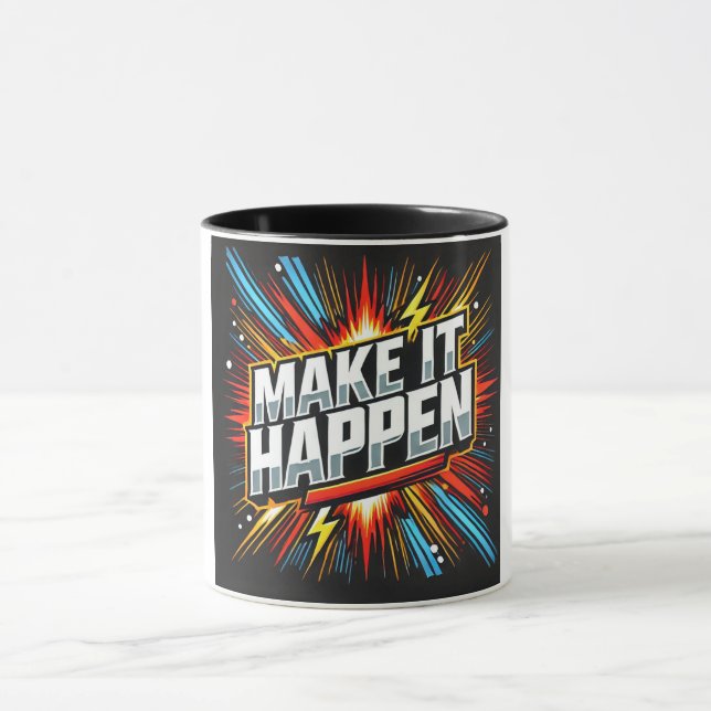 Caneca Torne-se Realizado Sucesso, Melhor Presente Para E (Centro)