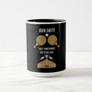 Caneca Torneio de Tênis de mesa de 