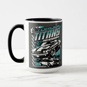 CANECA TORQUE TITANS AUTOWORKS - USA LEGEND CARROS
