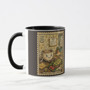 Caneca Torrada de Abacate do Café Aconchegante - Arte de