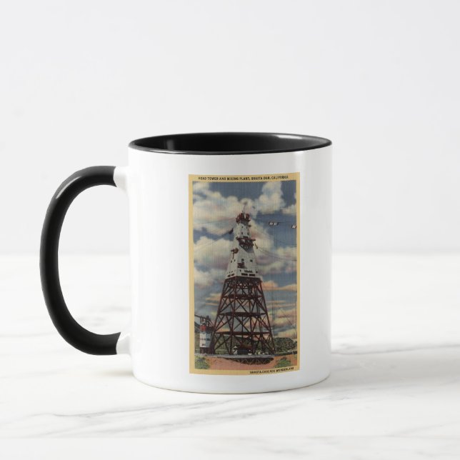 Caneca Torre de Cabeça, Unidade Mistura, Shasta Dam (Esquerda)