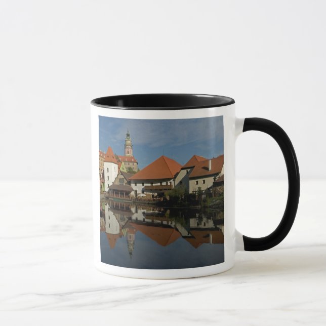Caneca Torre do Castelo, Rio Vltava, Cesky Krumlov, (Direita)