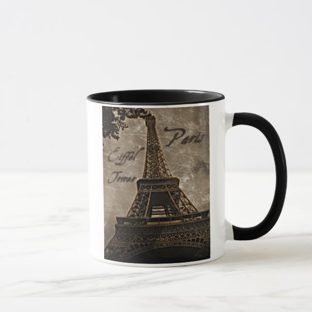 Caneca Torre Eiffel, Paris, França Art Mug (Direita)