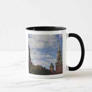 Caneca Torre Spasskaya na Praça Vermelha, Moscou, Rússia